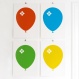 Red, Blue, Green & Yellow Ballong Poster