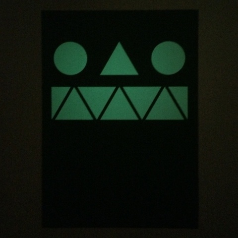 Glow in the dark poster – Monster